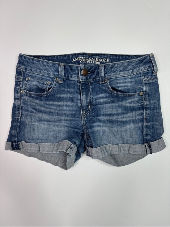 American Eagle Outfitters Pants - American Eagle Stretch Rolled Cuff Denim Shorts Size 8